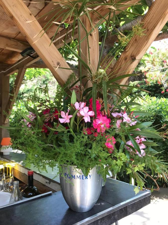 Hotel Restaurant Les Chasseurs Marine de Pietracorbara エクステリア 写真